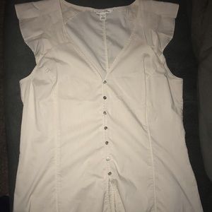 Adorable Banana Republic Ruffle Blouse